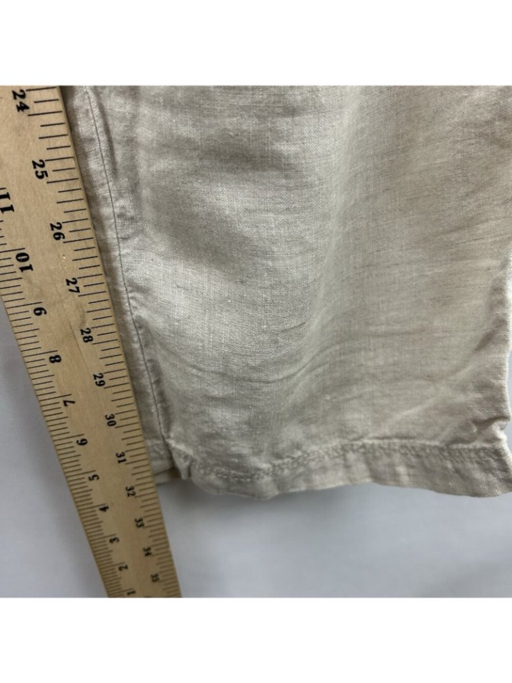 Tommy Bahama Pants Loose Cargo Beach Men’s XL 100% Linen Lounge Y2K Baggy Beige - Picture 5 of 14